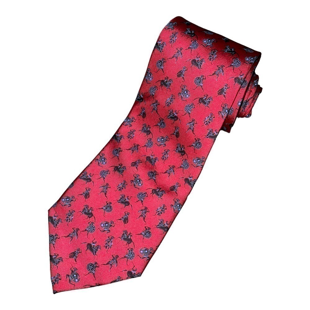 The Metropolitan Museum of Arts Men’s 100% Silk Tie Red